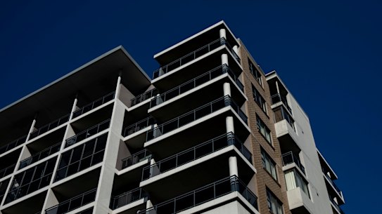 The Mascot Towers building.