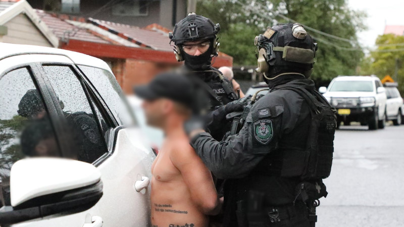 Eight arrested over ‘heinous’ shooting of innocent bystanders in Sydney street