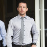 Rolfe pushed child, dragged him from bin during arrest