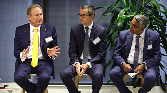 Fortescue Metals Chairman Andrew Forrest is among those warning of a clean energy arms race during a discussion of the impact of the United States Inflation Reduction Act on Australia’s clean energy future.
