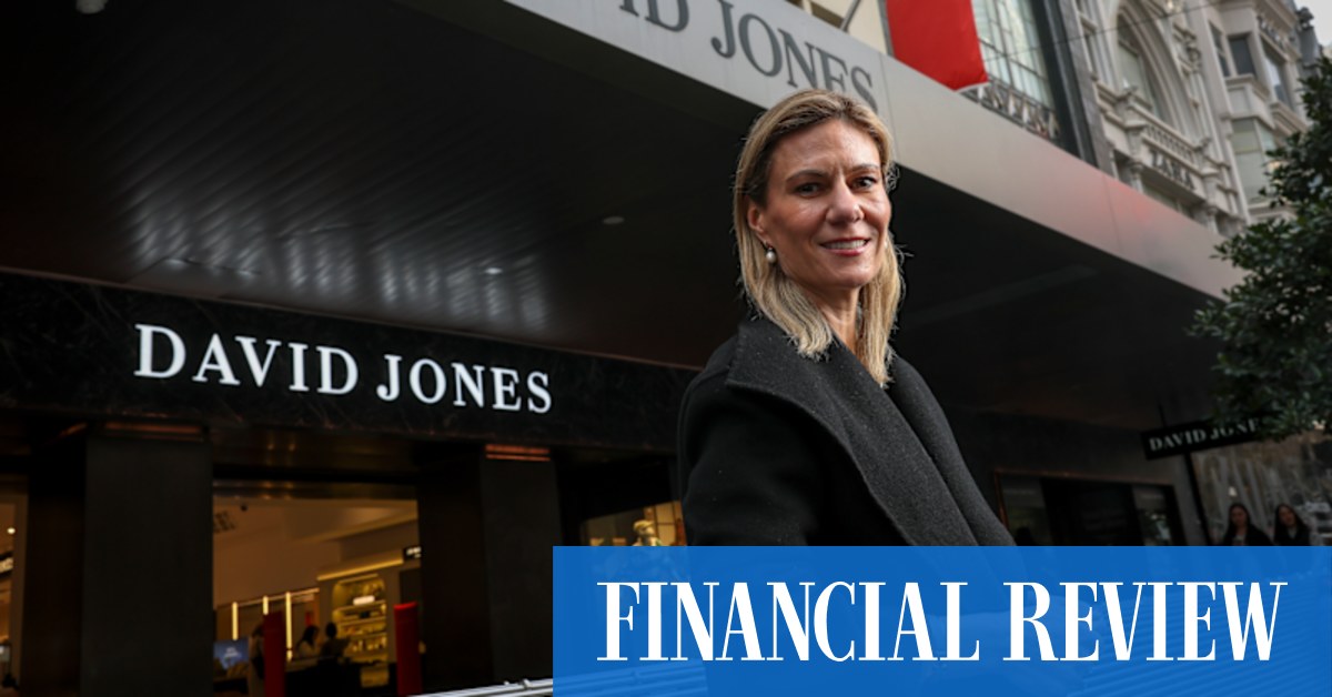 David Jones plans to pay brands over months in frantic bid to restock