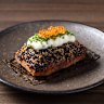 The prawn toast uses fluffy Japanese shokupan bread.
