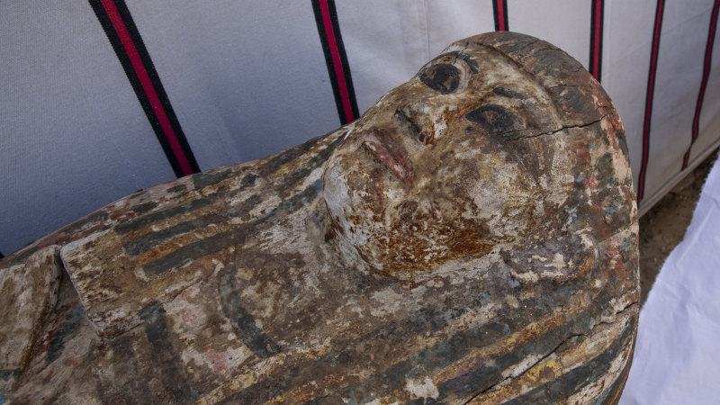 Egypt unveils 3000-year old coffins in latest archaeological discovery