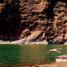 Swimming in Lake Argyle