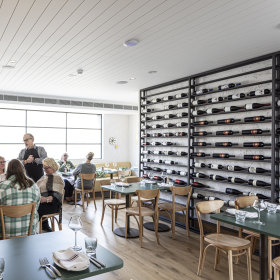 Grazia’s upstairs dining room.