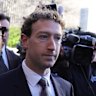 Meta CEO Mark Zuckerberg arrives for a landmark trial over whether social media platforms deliberately addict and harm children.