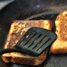 Recent headlines have urged people to throw out their black plastic cooking utensils. 