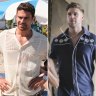 The men of ‘The White Lotus’: Theo James as Cameron, Leo Woodall as Jack; Adam DiMarco as Albie.