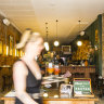 The interior at Maggie’s Snacks and Liquor in Brunswick.