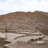 The pre-Incan pyramid, Huaca Pucllana.