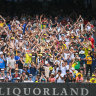 The MCG crowd on day five of the Test.