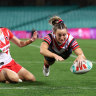 Revitalised Roosters hand Dragons their biggest ever NRLW defeat