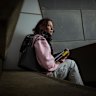 Annie Leutenmayr, 19, is  first year nursing student at Victoria University. Annie  was homeless but is now studying full time and living in transitional housing. 