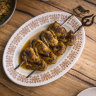 The quail kabobs that Anthony Bourdain ate.