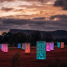 Towers of Light at Kings Canyon - the installation emits an “otherworldly singing”.