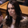 Jacinda Ardern in the House of Representatives in Wellington on Wednesday.