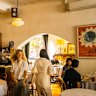 Kaprica is pure Melbourne, with high ceilings and white walls and simple wooden tables and chair.
