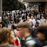 The man allegedly threatened to commit a massacre at Bourke Street. 
