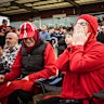 So close but so far: Turkish Australians react to a near-goal from Turkey as they watch the Australia-Turkey World Cup game on the big screen at Nasiol Stadium, in Broadmeadows.