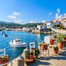 Try Greek salad on Samos, an island in the eastern Aegean Sea.