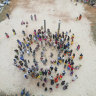 A frenzy of colour and movement … Garma Festival.