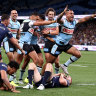 NRL finals as it happened: Sharks snap finals losing streak with victory over the Cowboys