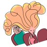 When a fellow theatregoer flicks her hair in my lap, should I brush it off?