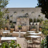 The Roman courtyard at Di Stasio.
