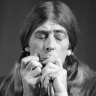 British Blues pioneer John Mayall performs with this band the Bluesbreakers at the Deutsche Museum in Munich in1970. 