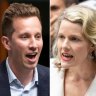 The Greens’ housing spokesman, Max Chandler-Mather, and Labor’s federal Housing Minister Clare O’Neil.