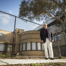 Local community advocate, Neil Head, outside the former Sunshine Technical School.