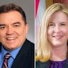 Senator John A. Hoffman and Rep. Melissa Hortman. 
