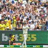 Sam Konstas in front of a huge MCG crowd.