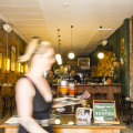 The interior at Maggie’s Snacks and Liquor in Brunswick.