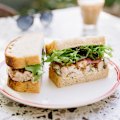 Riser’s chicken caesar sandwich.