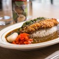 Pork katsu curry at  KARE, West Melbourne.