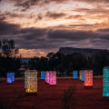 Towers of Light at Kings Canyon - the installation emits an “otherworldly singing”.