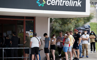 Αυτή είναι η πρώτη πραγματική αύξηση των πληρωμών ανεργίας στην Αυστραλία από πριν από την τελευταία ύφεση.  Αλλά αυτό δεν σημαίνει πολλά.