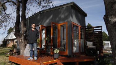Branden Kuah says tiny homes are energy-efficient and easy to construct. 