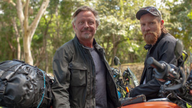 Charley Boorman and Ewan McGregor in Long Way Up.