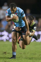 Karmichael Hunt was voted best back by his teammates but may not play in a Waratahs jersey next year.