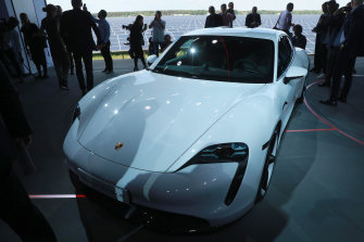An all-electric Porsche is unveiled in September. A pivot to electric vehicles is part of Porsche-owner Volkswagen's plan to put the emissions scandal behind it.
