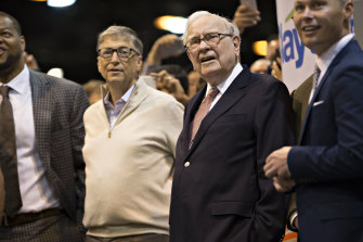 Billionaires Bill Gates and Warren Buffett.
