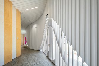 The building is home to the junior boys’ music program.