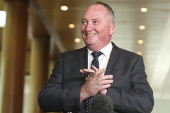 Nationals leader Barnaby Joyce says he is seeking the best deal for regional Australians, blue-collar jobs and export industries.