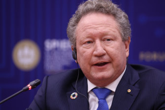 Foretestcue Metals chairman Andrew Forrest. 
