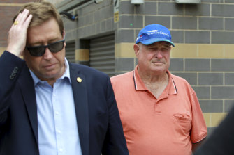 Kenneth Grant (right) pictured with his son Troy Grant in 2019.
