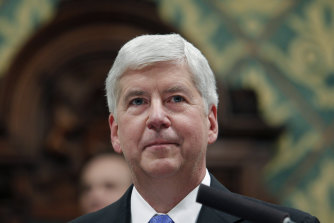Former Michigan governor Rick Snyder.
