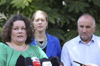 Julie Rickard, Lisa Boyce and Joe Meggetto spoke of their experiences with Victoria's mental health system.