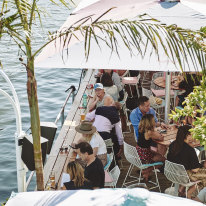 Arbory Afloat is the sunny spot to lunch this summer.